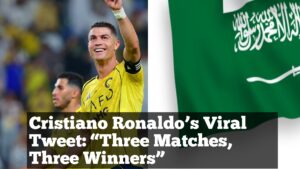 Cristiano Ronaldo’s Viral Tweet: “Three Matches, Three Winners”