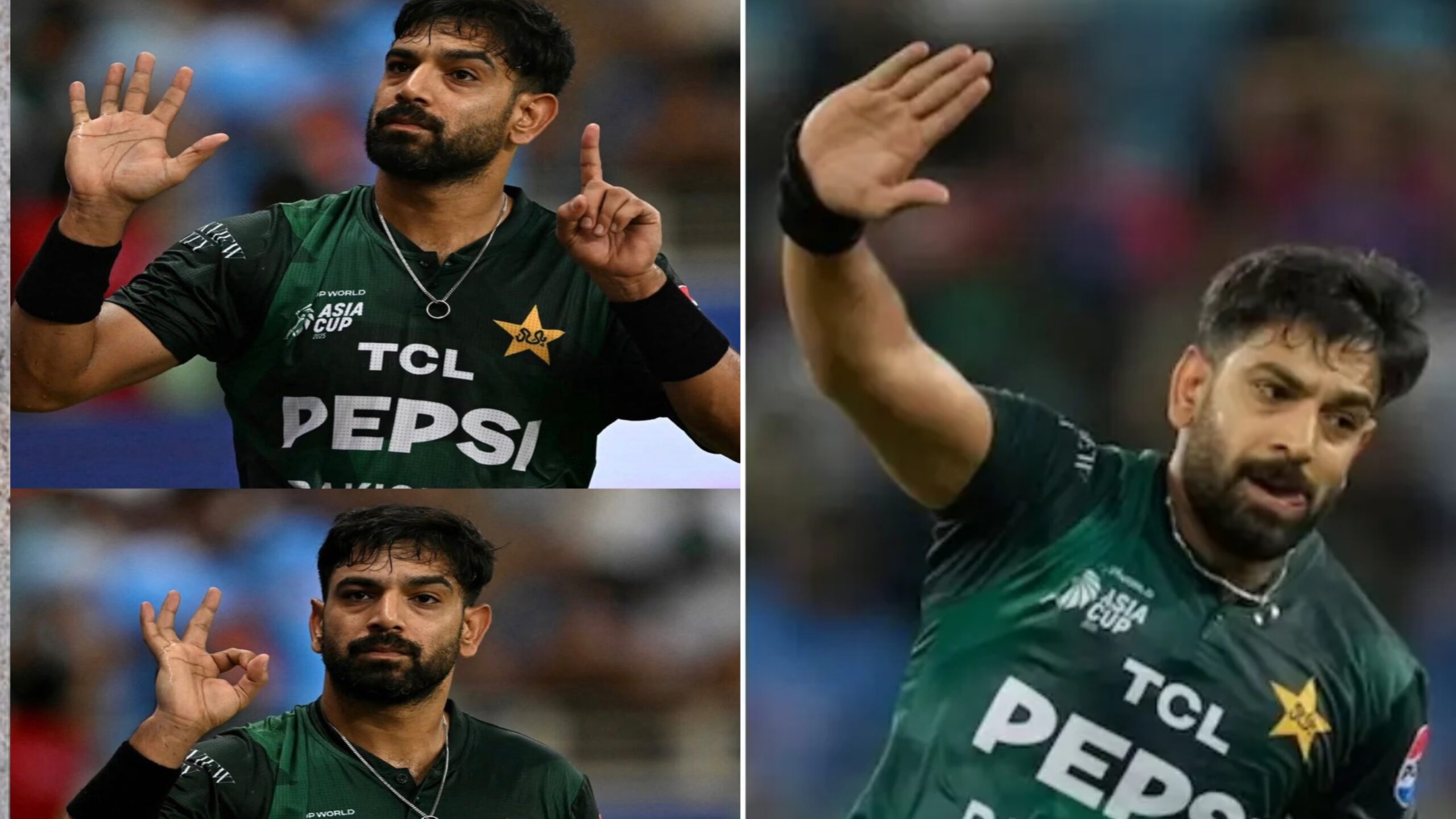 Haris rauf’s gesture towards indian fans