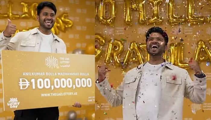 29-Year-Old Indian Man Wins UAE’s Biggest Lottery – 100 Million 29-Year-Old Indian Man Wins UAE’s Biggest Lottery – 100 Million
